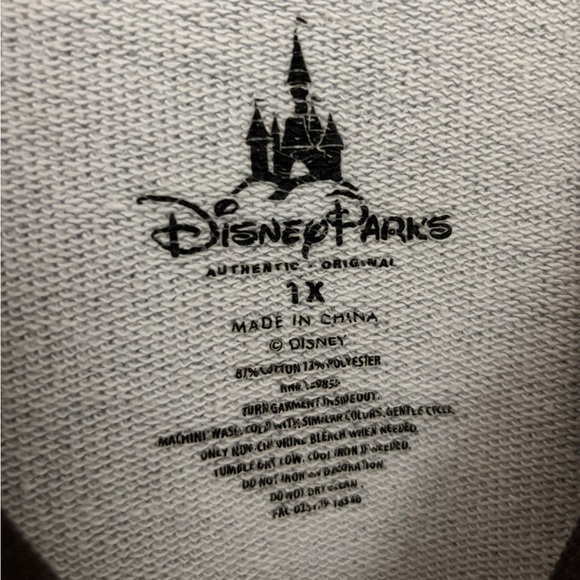 Walt Disney World Mickey Mouse Retro Crewneck Sweatshirt Terry Cloth 1X - Picture 4 of 6